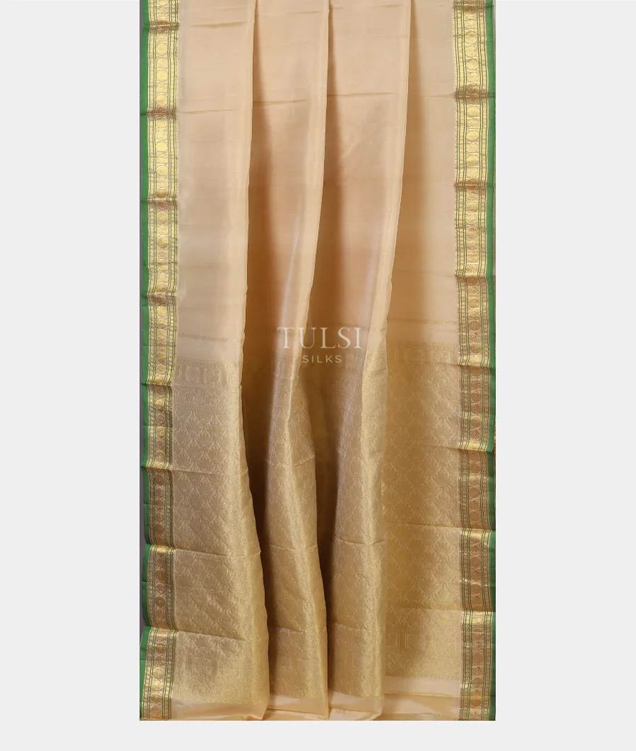 Beige Soft Silk Saree T3933212