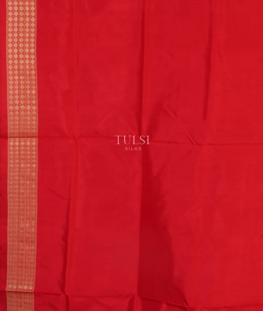 Off-White Ikat Silk Saree T3818623