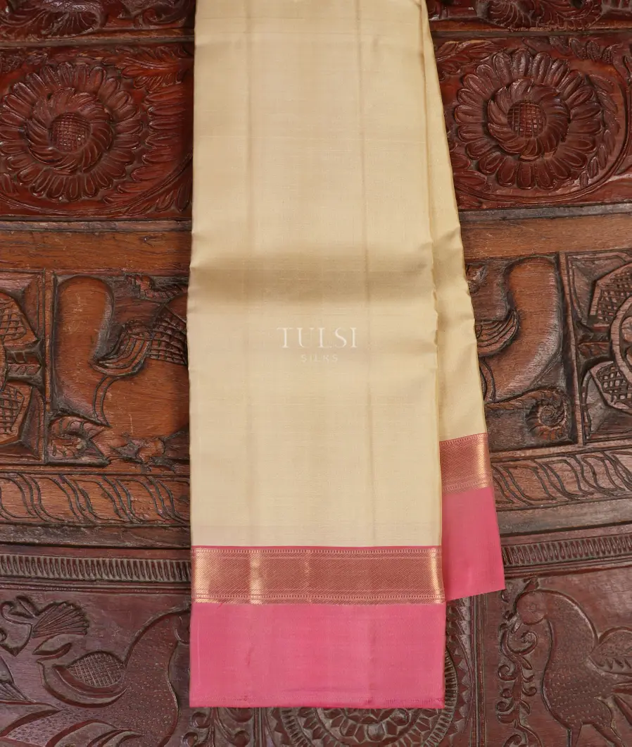 Beige Soft Silk Saree T530655-image