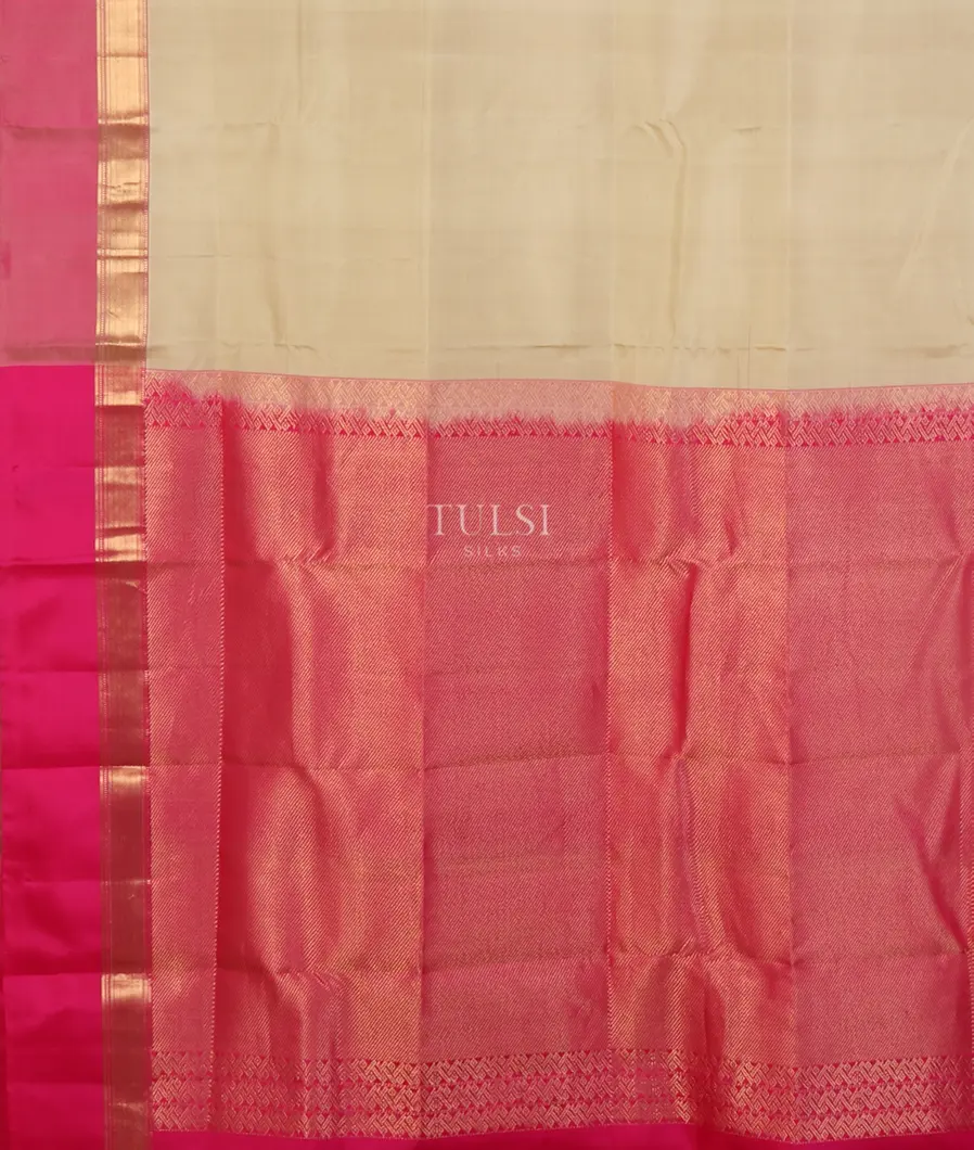 Beige Soft Silk Saree T5306554