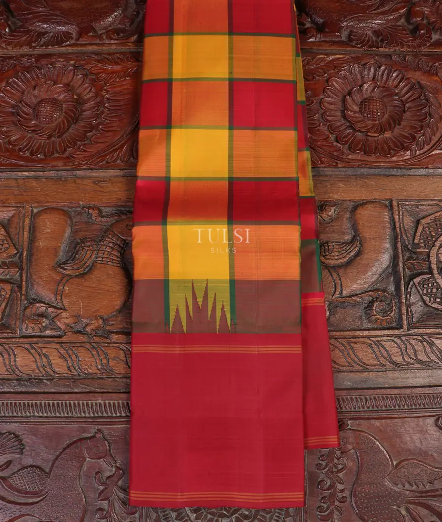 Multicolour Kanjivaram Silk Saree T532780-image