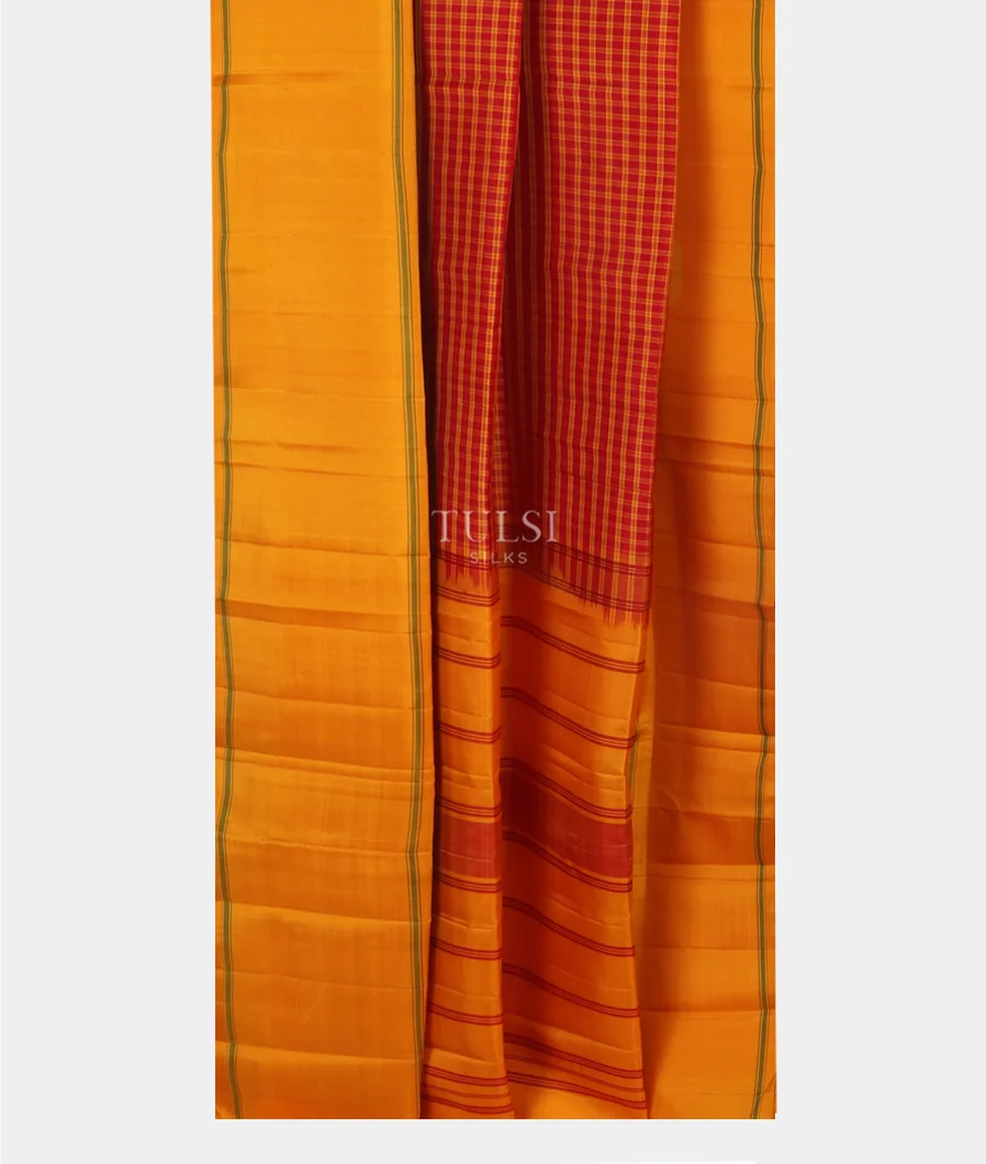 Red Kanjivaram Silk Saree T5279332