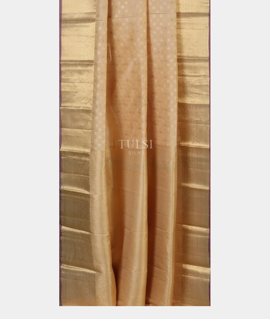 Beige Soft Silk Saree T4892762