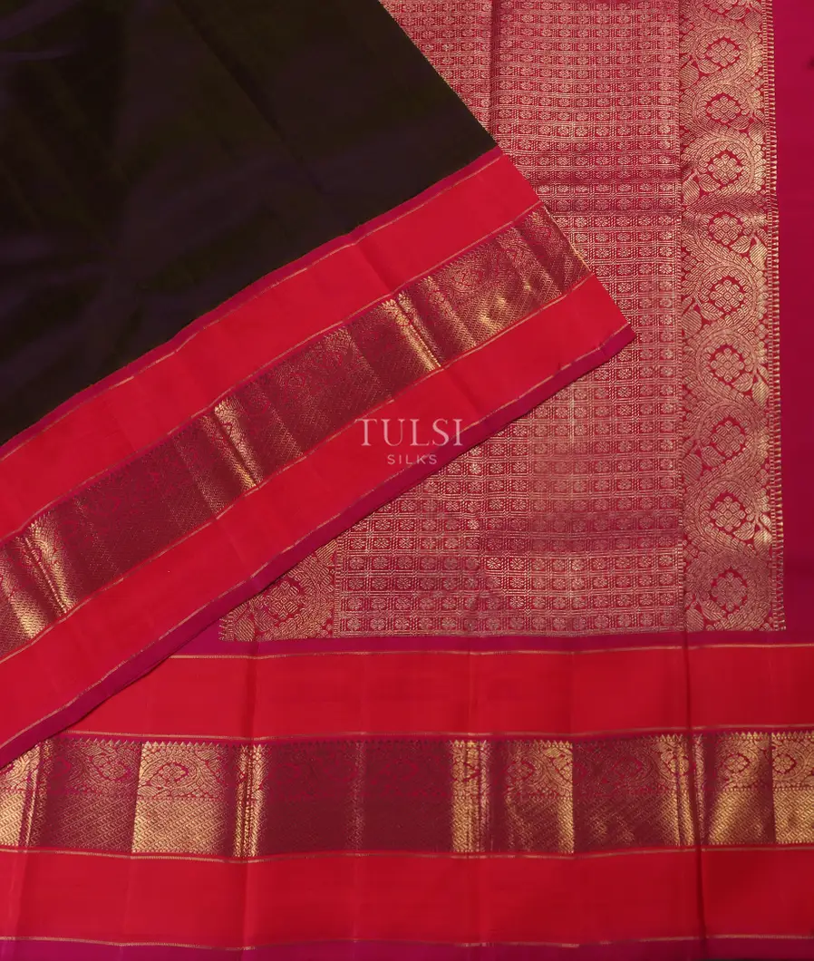 Brown Kanjivaram Silk Saree T5397814