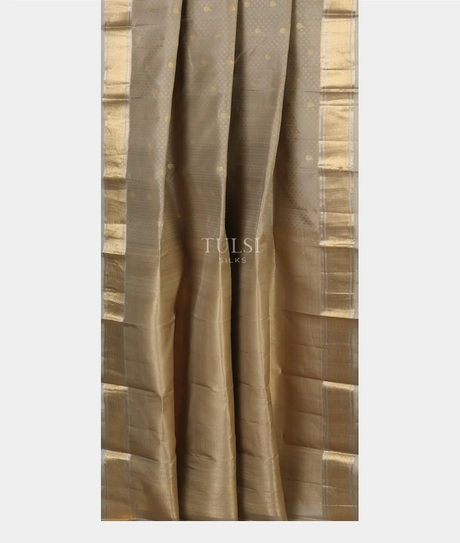 Grey Soft Silk Saree T5255612