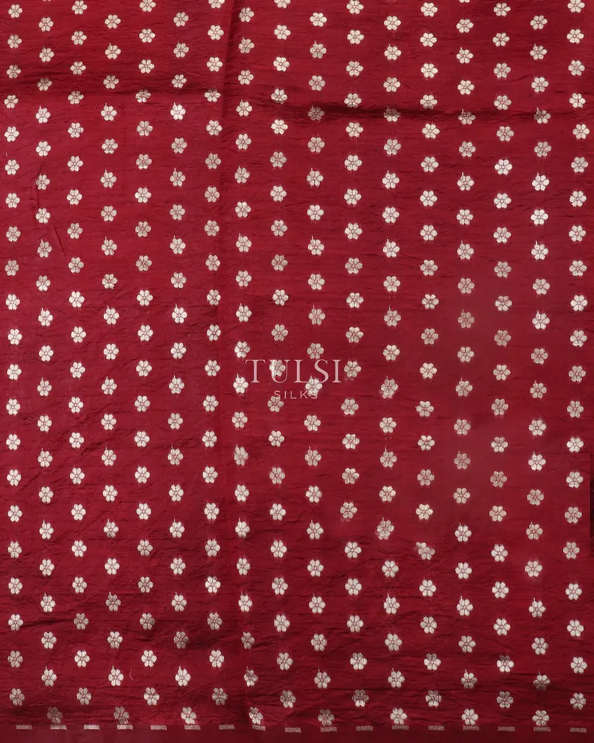 Blue Banaras Silk Saree T5378623