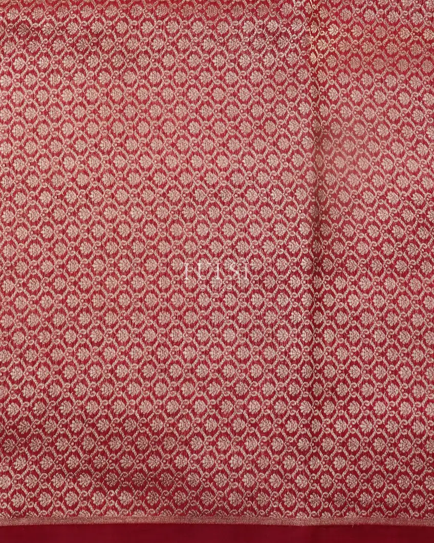 Purple Banaras Silk Saree T5376693