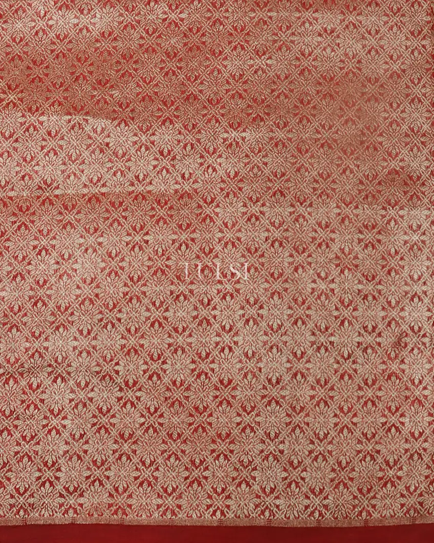 Peacock Blue Banaras Silk Saree T5376703