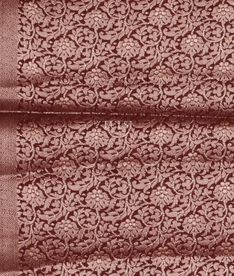Reddish Pink Chaniya Silk Saree T5216653
