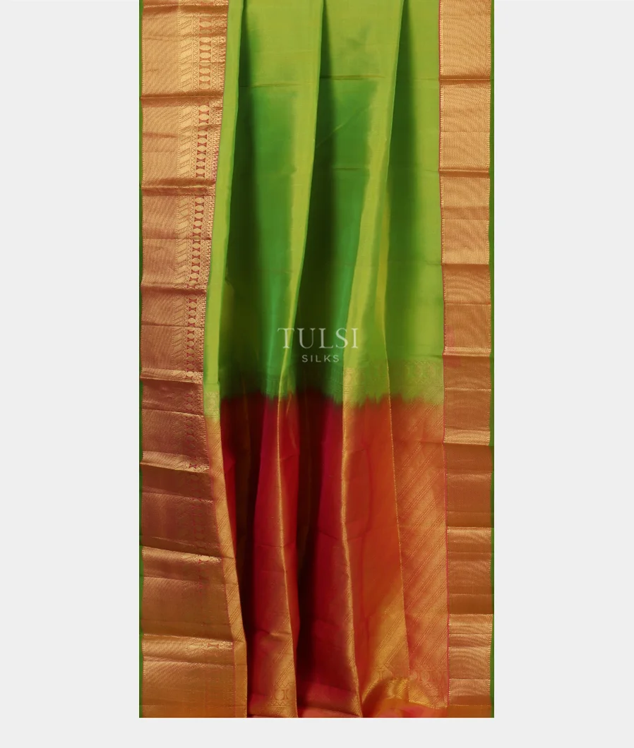Yellowish Green Soft Silk Saree T4859262