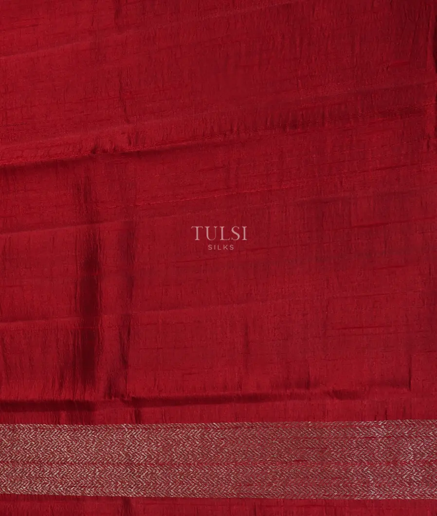 Blue Banaras Tussar Saree T5378443