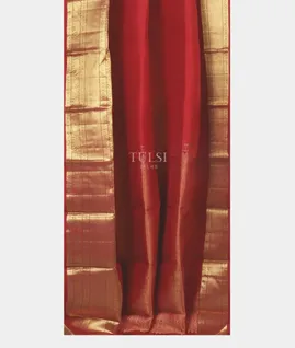 Red Kanjivaram Silk Saree T4489572