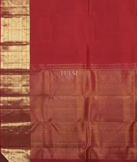 Red Kanjivaram Silk Saree T4489574