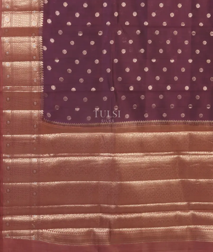 Purple Chaniya Silk Saree T5179444