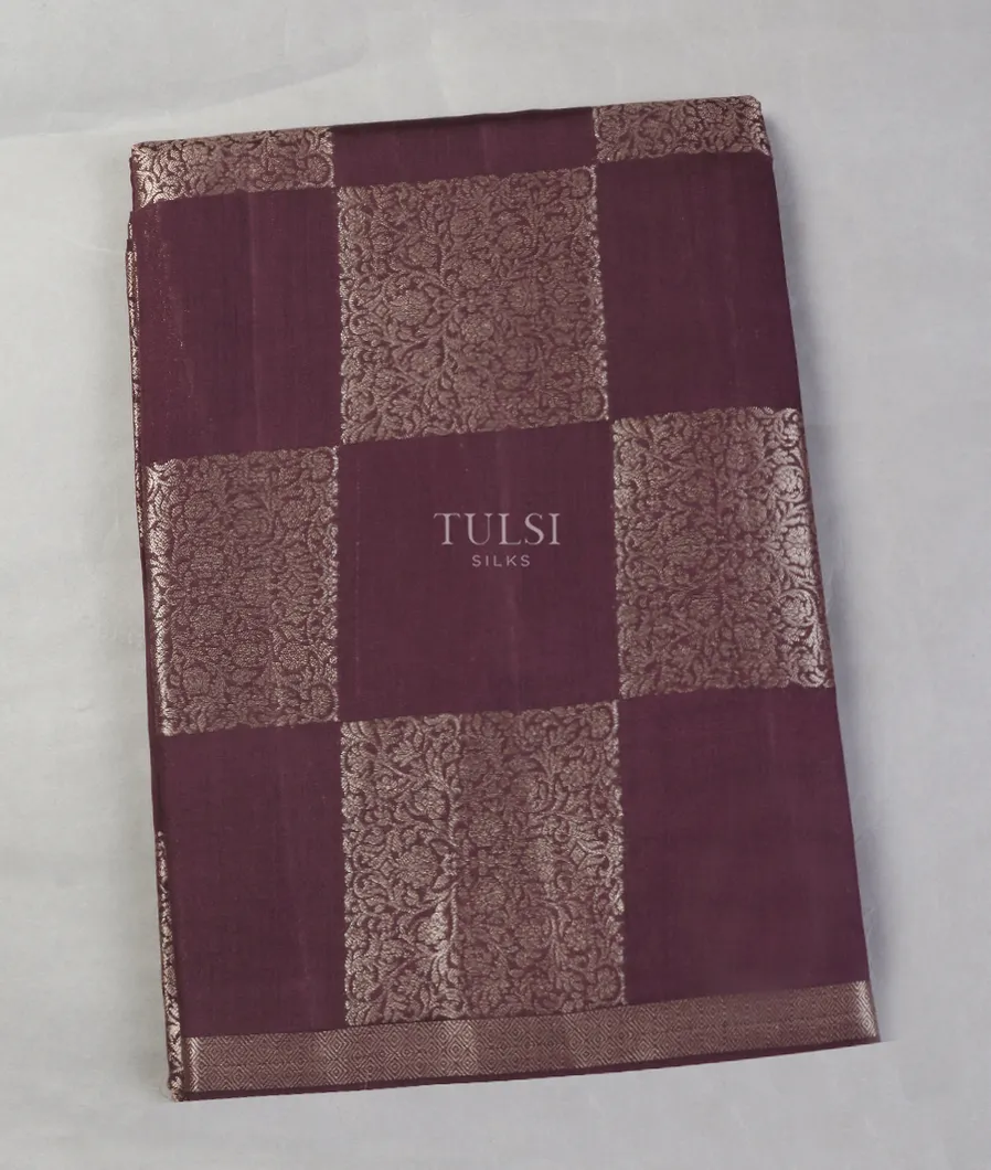 Burgundy Chaniya Silk Saree T522287-image