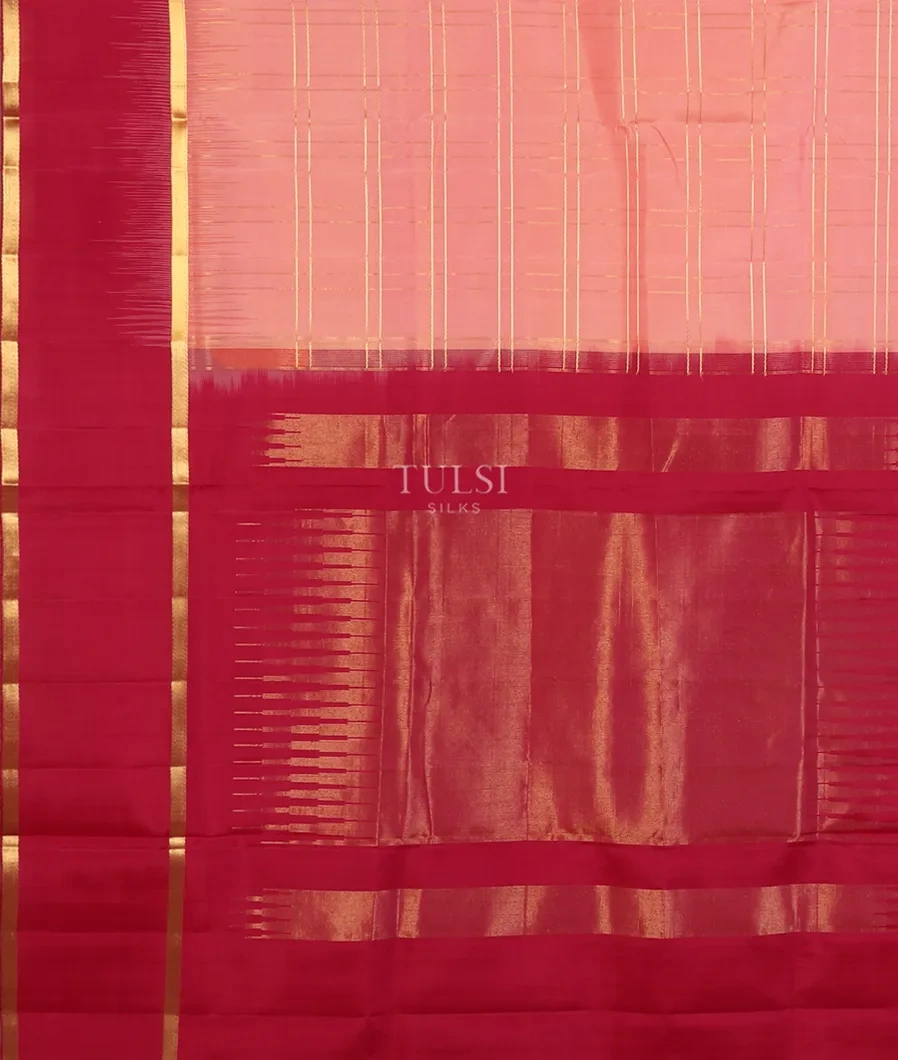 Pink Soft Silk Saree T5363314