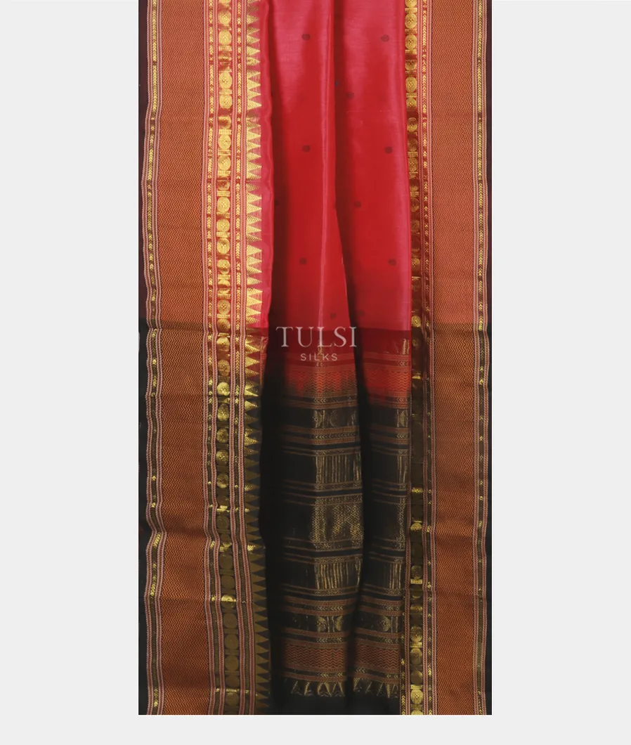 Pink Silk Cotton Saree T5417942