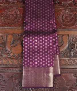 Purple Kanjivaram Silk Saree T5368411