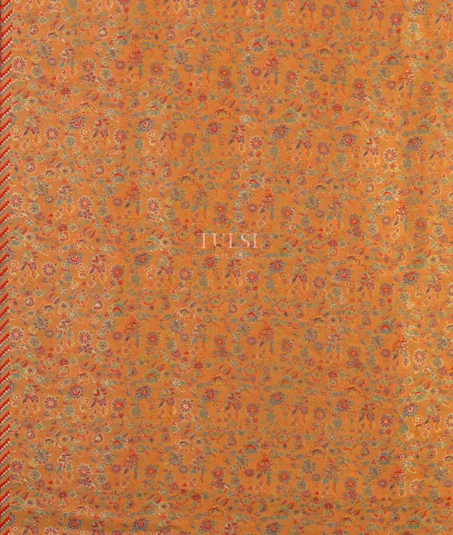 Red Kashmir Kani Silk Saree T5298883