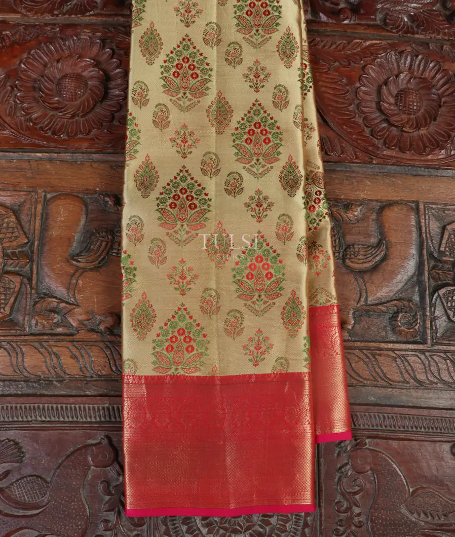Beige Soft Silk Saree T538838-image