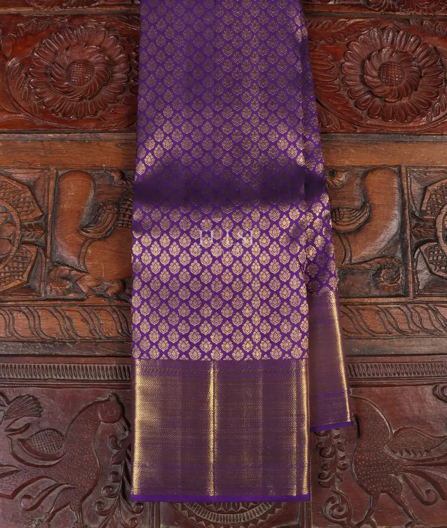 Purple Kanjivaram Silk Saree T508660-image