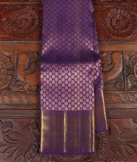 Purple Kanjivaram Silk Saree T5086601