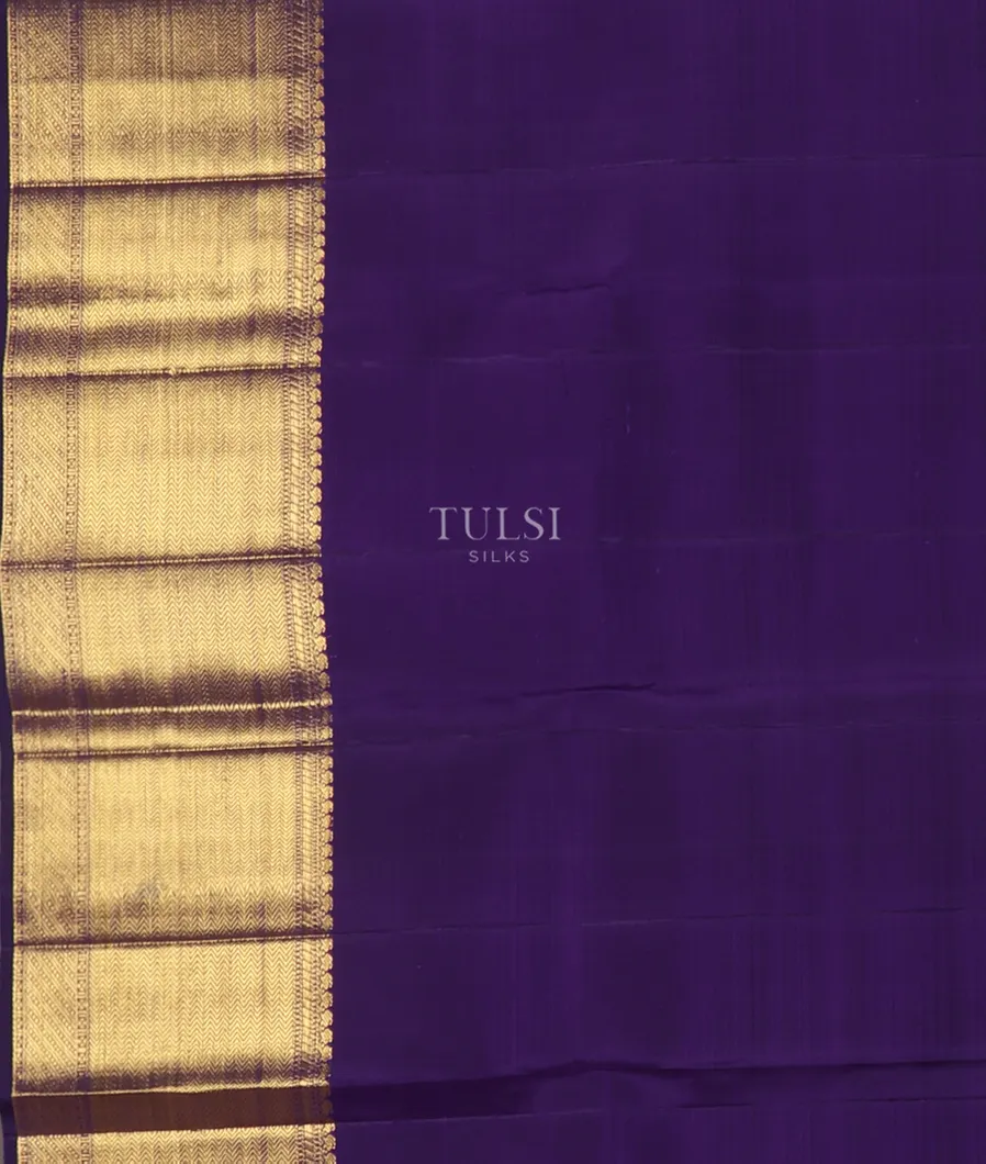 Purple Kanjivaram Silk Saree T5086603