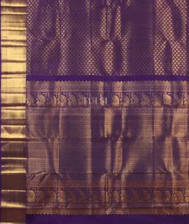 Purple Kanjivaram Silk Saree T5086604