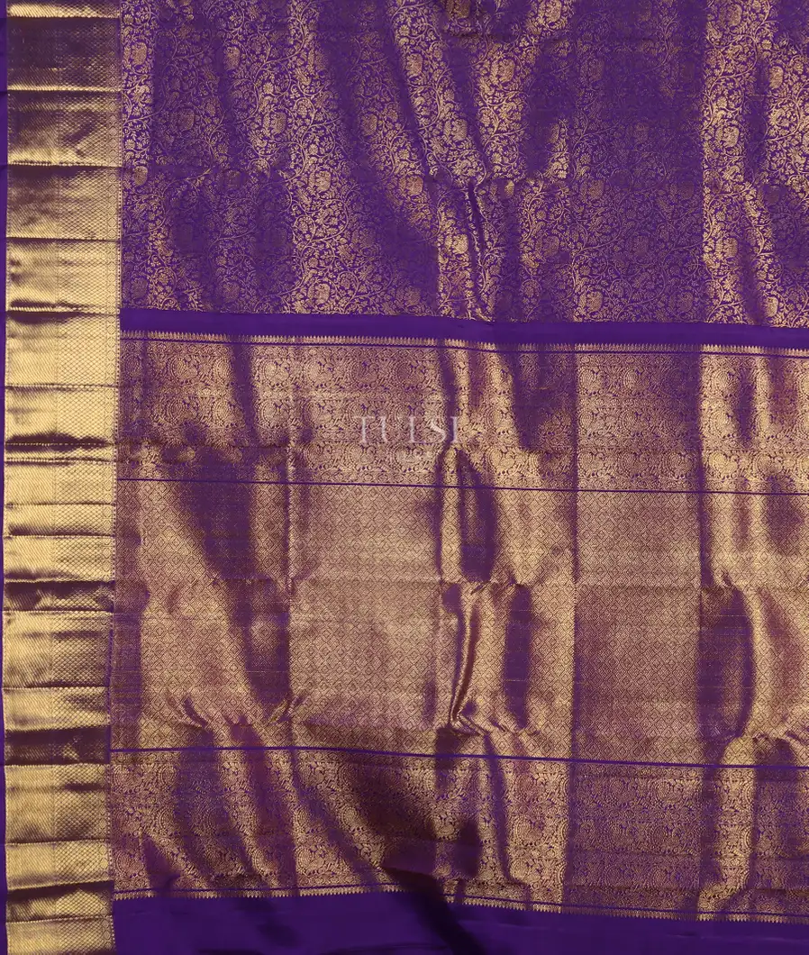 Purple Kanjivaram Silk Saree T5370484