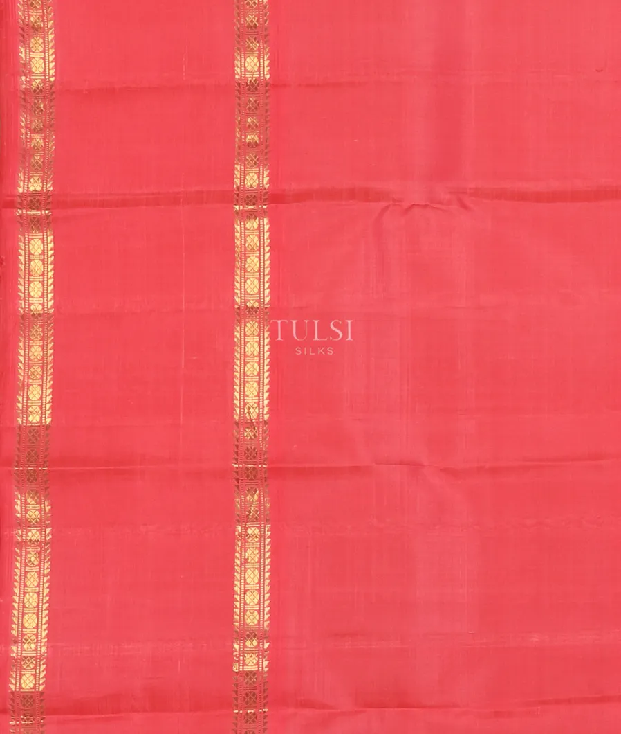 Beige Kanjivaram Silk Saree T5329963