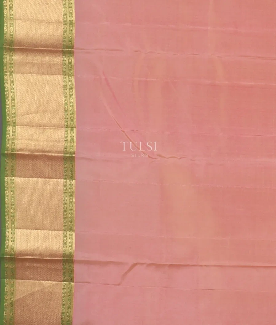 Peach Soft Silk Saree T5358213