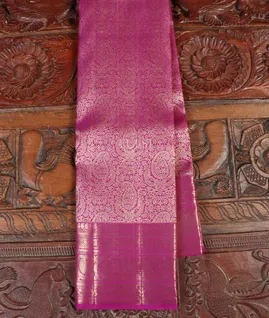 Purple Kanjivaram Silk Saree T5324001