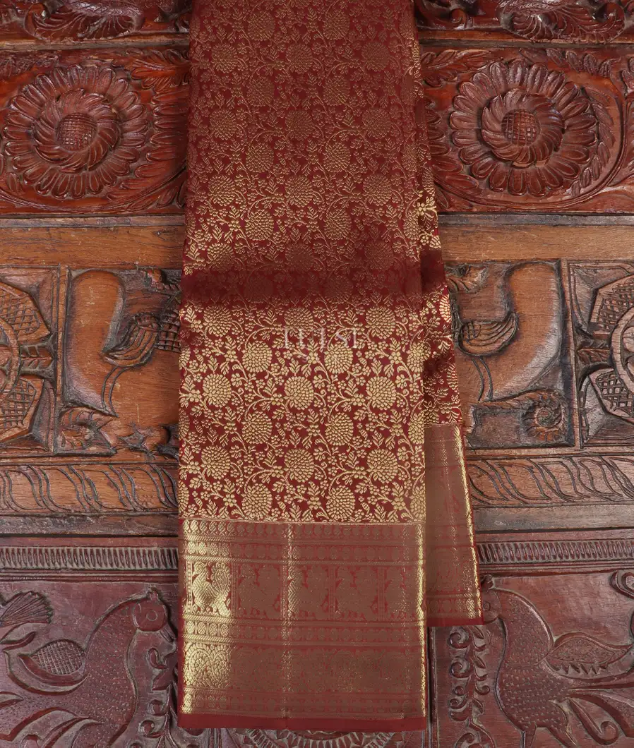 Brown Kanjivaram Silk Saree T515953-image
