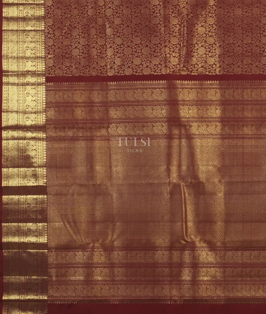 Brown Kanjivaram Silk Saree T5159534