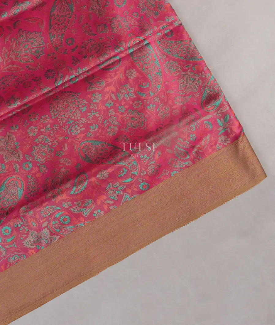 Pink Soft Silk Saree T531962-image