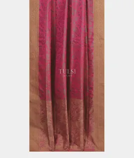 Pink Soft Silk Saree T5319622
