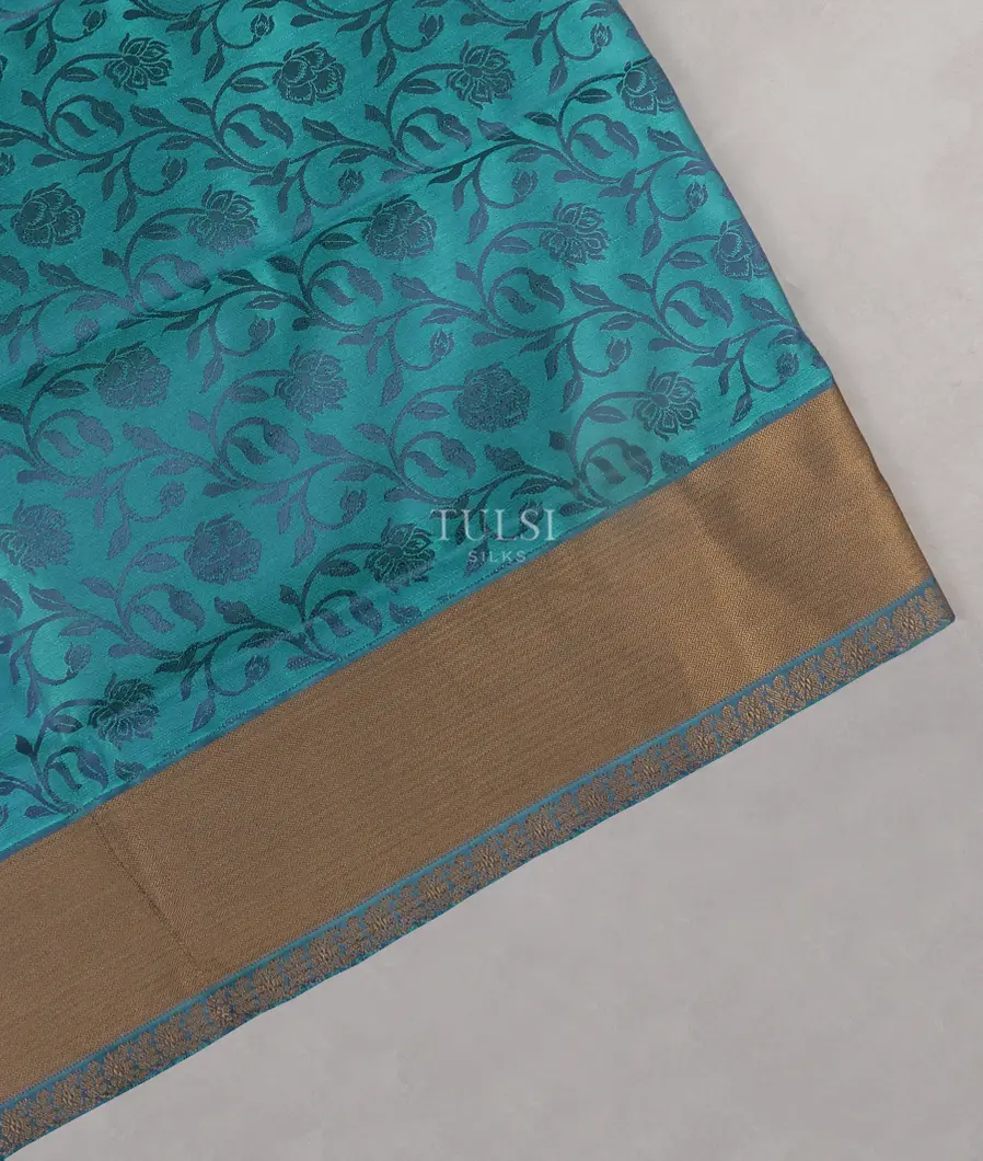 Blue Soft Silk Saree T540246-image
