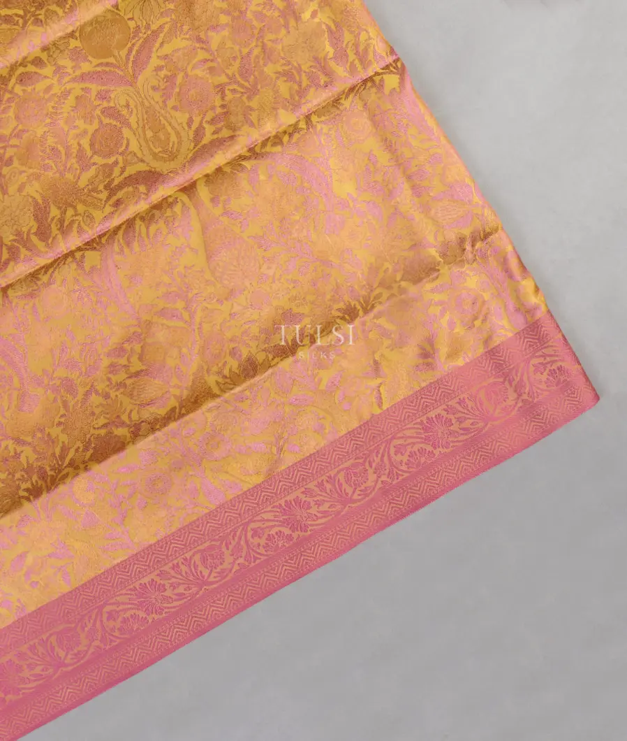 Yellow Soft Silk Saree T540259-image