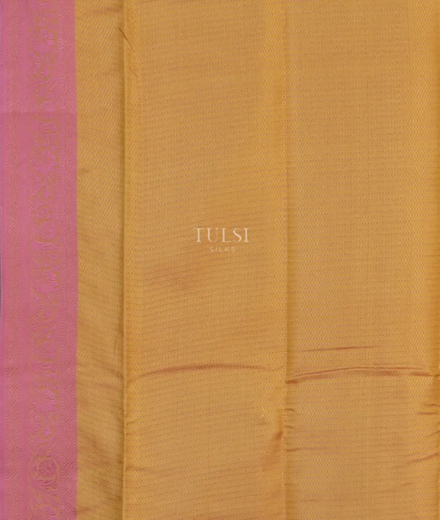 Yellow Soft Silk Saree T5402593