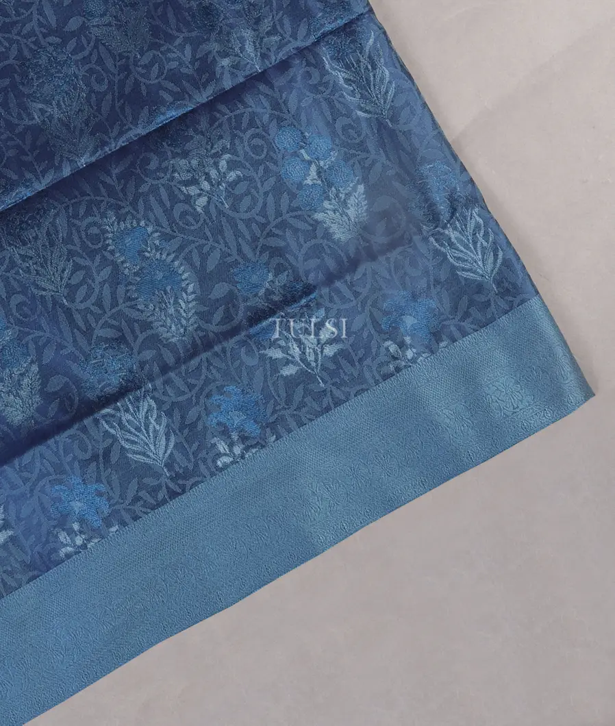 Blue Soft Silk Saree T540281-image