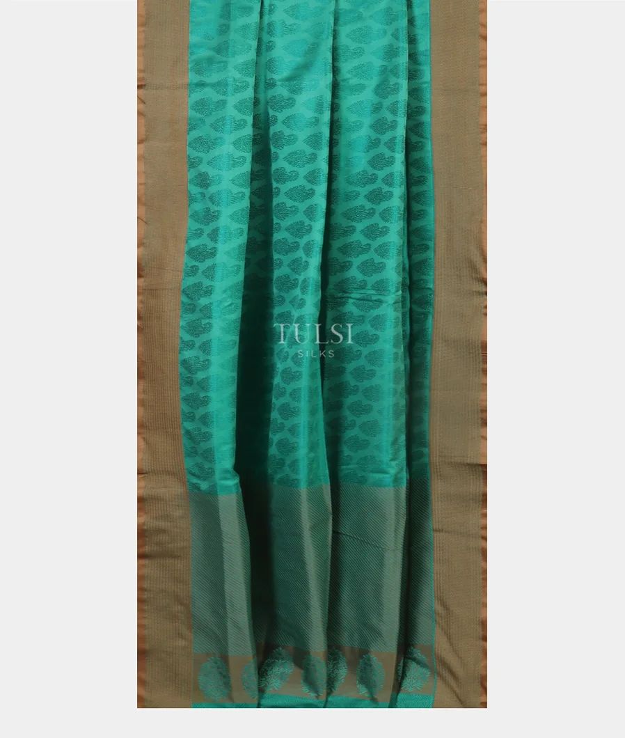 Green Soft Silk Saree T5402532