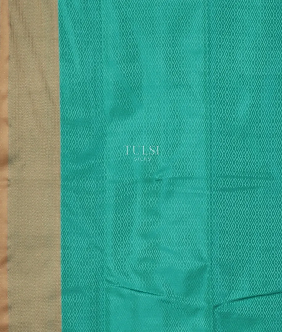 Green Soft Silk Saree T5402533
