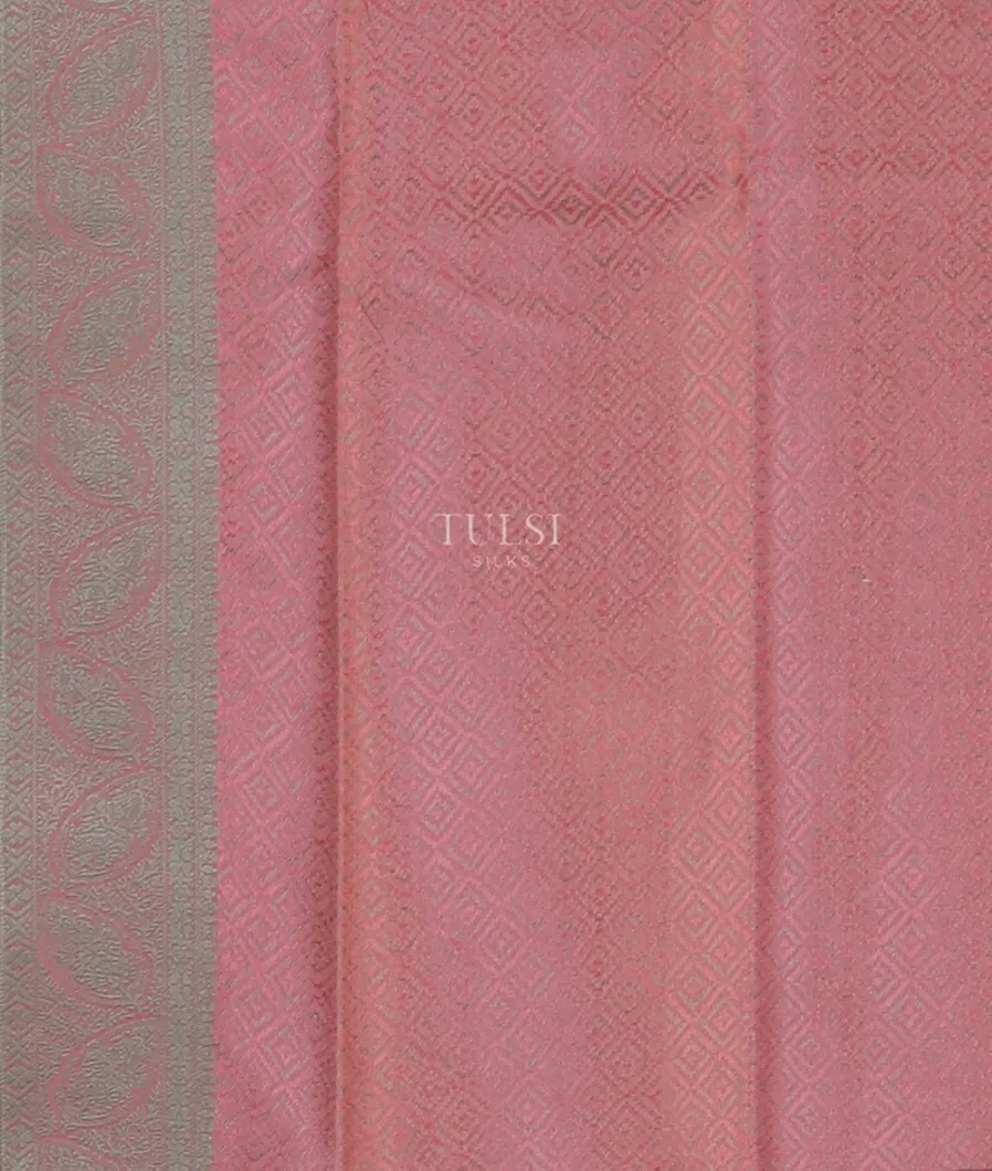 Pink Soft Silk Saree T5402713