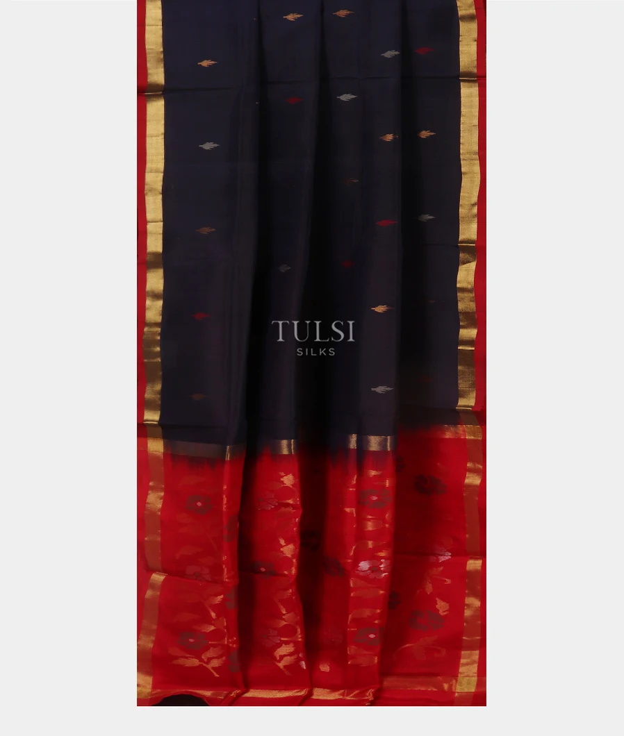 Midnight Blue Uppada Silk Saree T5352332