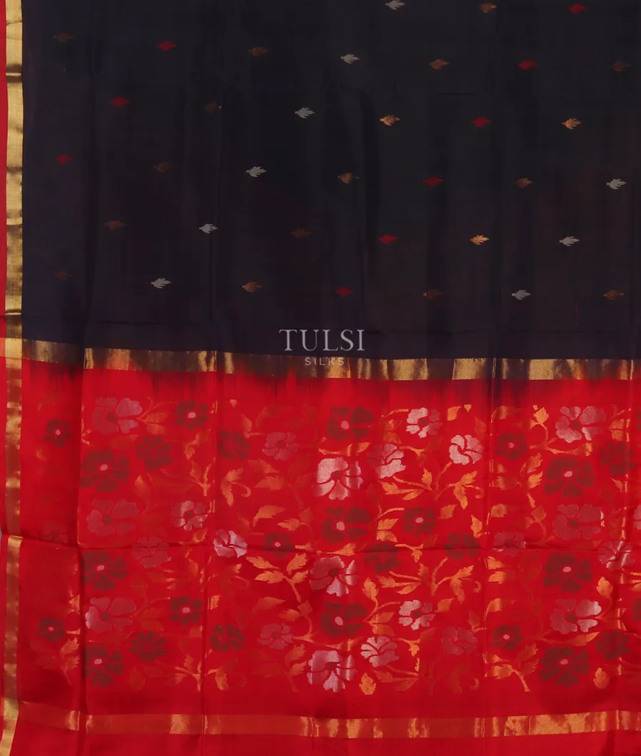 Midnight Blue Uppada Silk Saree T5352334