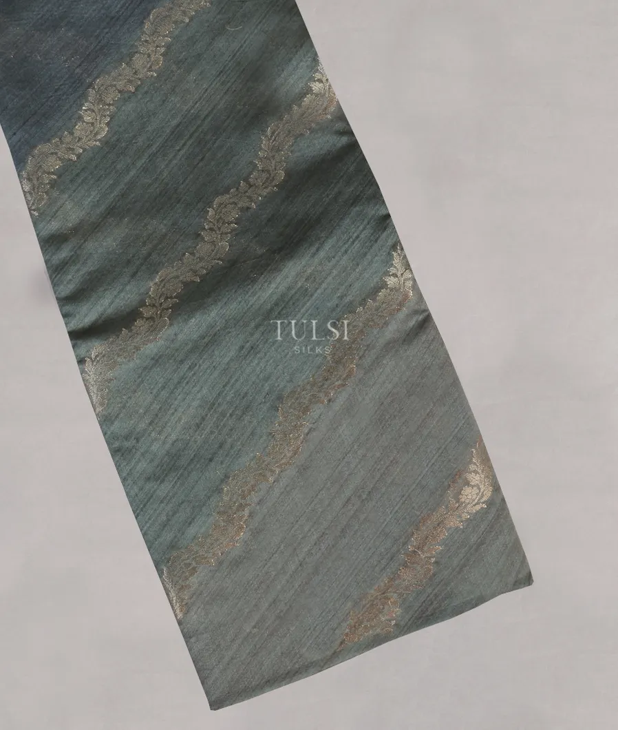 Blue Soft Printed Cotton Saree T515080-image