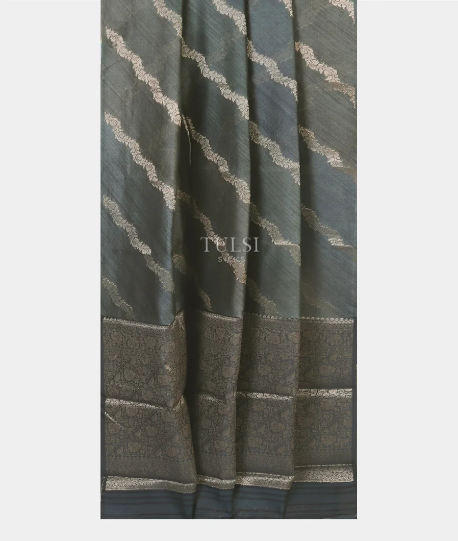 Blue Soft Printed Cotton Saree T5150802