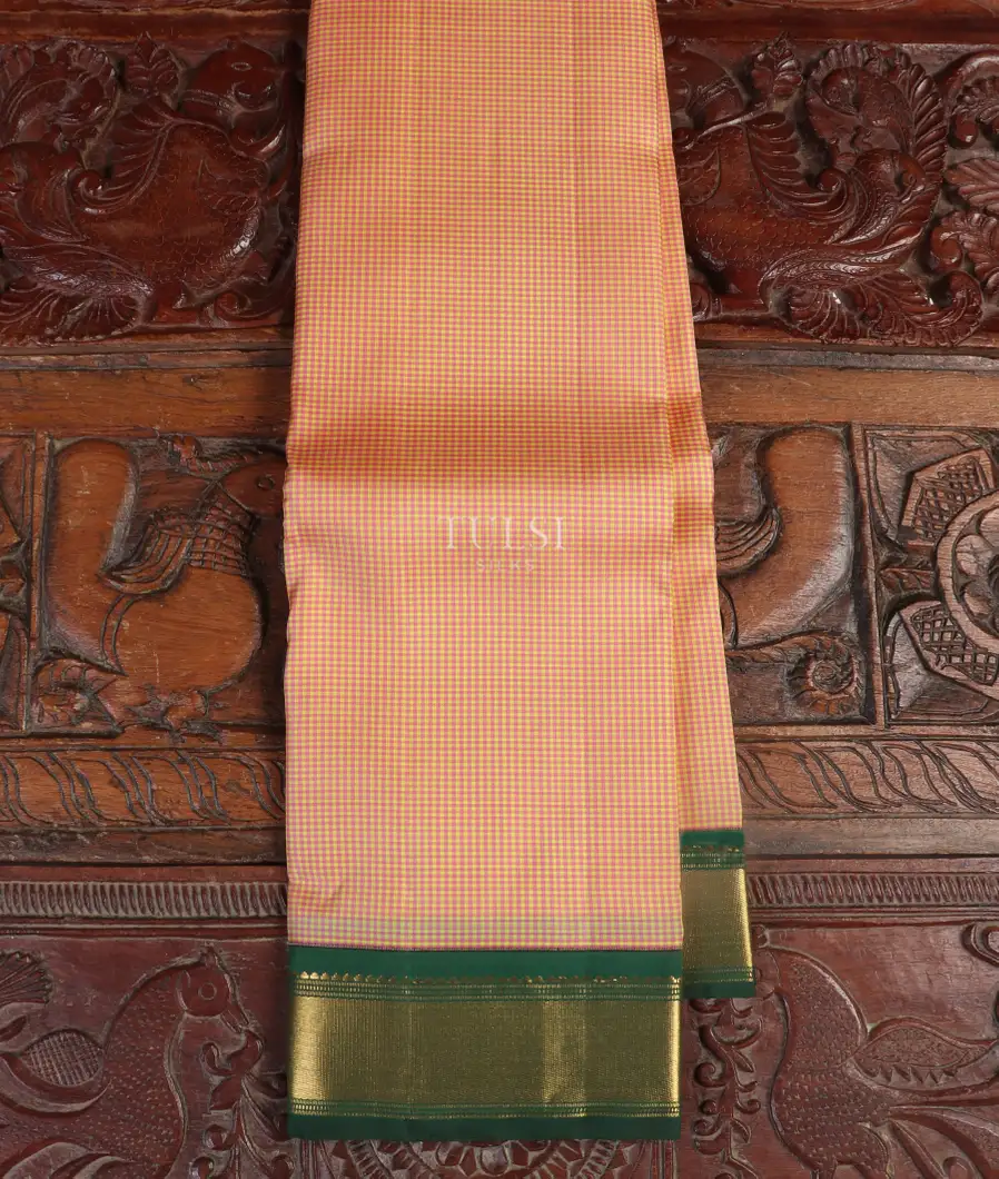 Yellow And Pink Kanjivaram Silk Saree T538678-image