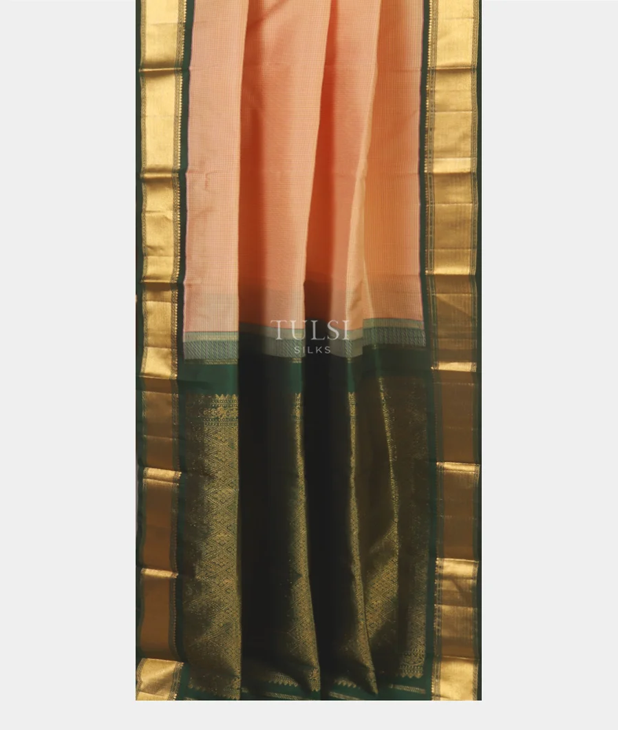 Yellow And Pink Kanjivaram Silk Saree T5386782