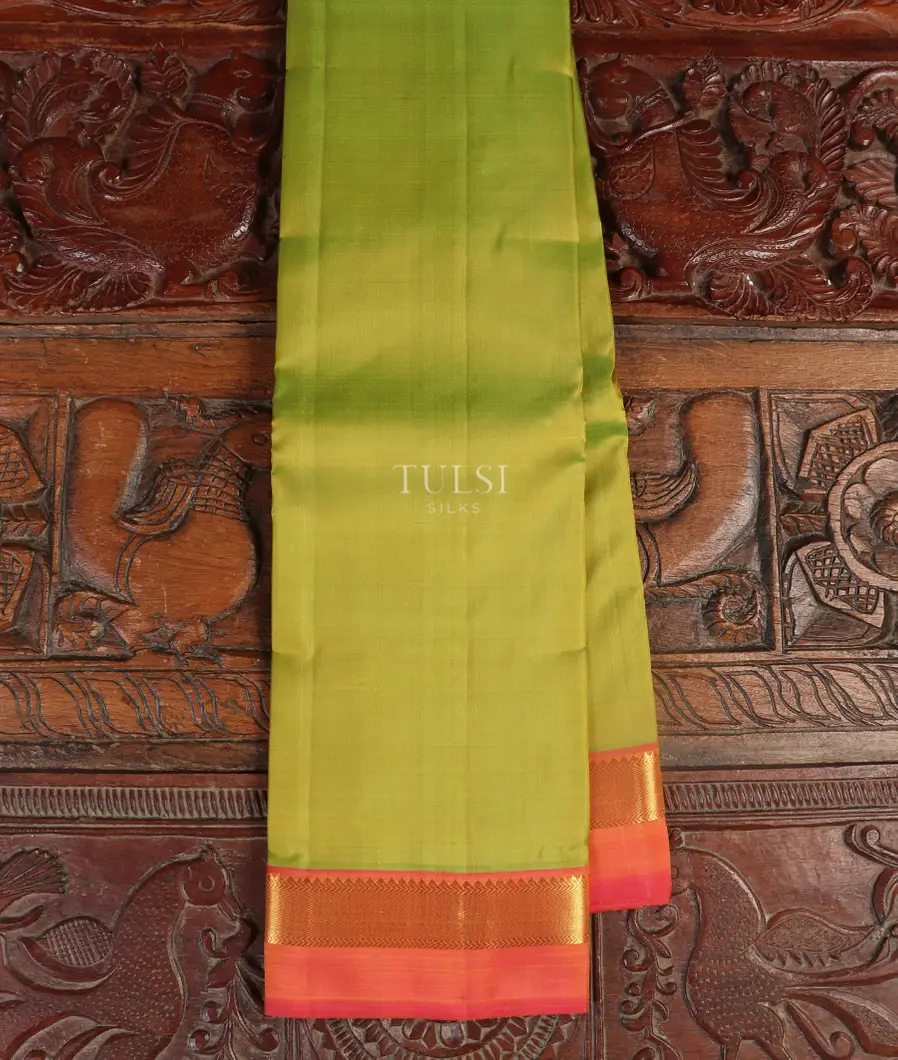 Yellowish Green Kanjivaram Silk Saree T538589-image